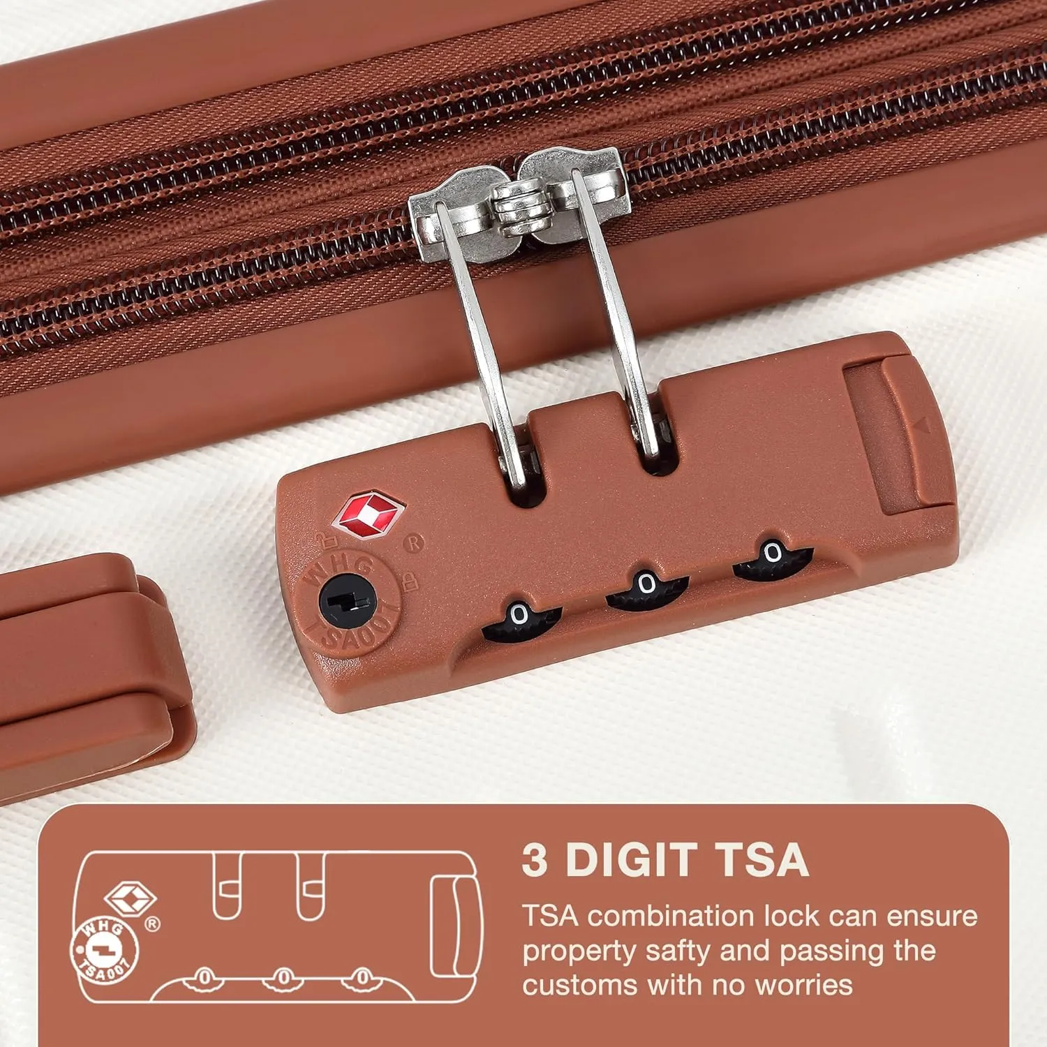 3 Piece Hardshell Luggage Set Expandable (20''/24''/28''), Suitcase Set 3pcs with TSA Locks, Lightweight Hardside Suitcase Set with Double Spinner Wheels