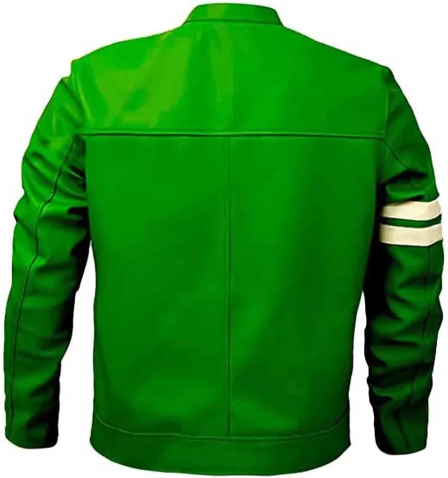 Ben-10 Jacket men-Ben Tennyson Jacket-Ben-10 Alien Swarm Jacket-Ben Tennyson Faux Leather Jacket