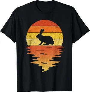 Bunny shirt 70s vintage retro sunset Rabbit T-Shirt