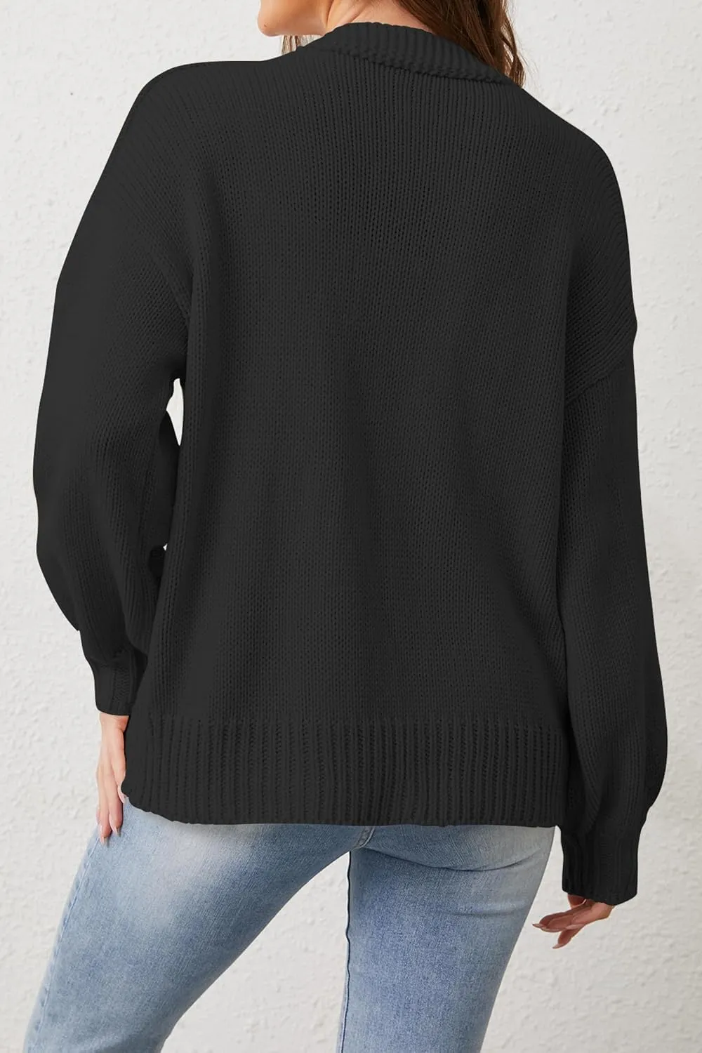 Cakulo Womens 2024 Cardigan Sweaters Fall Oversized Chunky 3D Flower Open Front Knit Cardigans Trendy