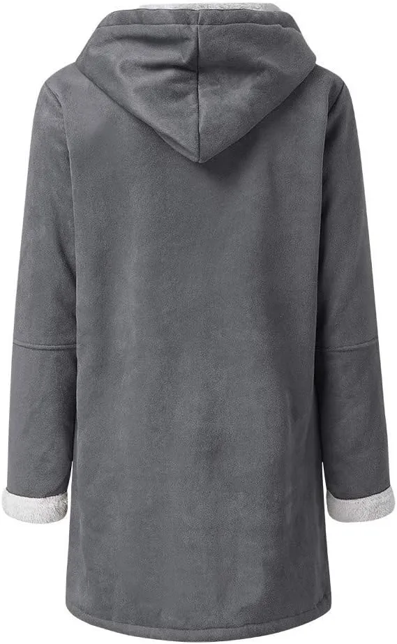 ChicCrate Women's Fleece Lined Winter Coat Sherpa Jacket Fashion Warm Clothes Casual Outerwear