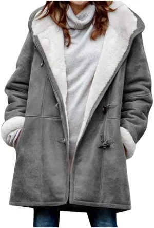 ChicCrate Women's Fleece Lined Winter Coat Sherpa Jacket Fashion Warm Clothes Casual Outerwear