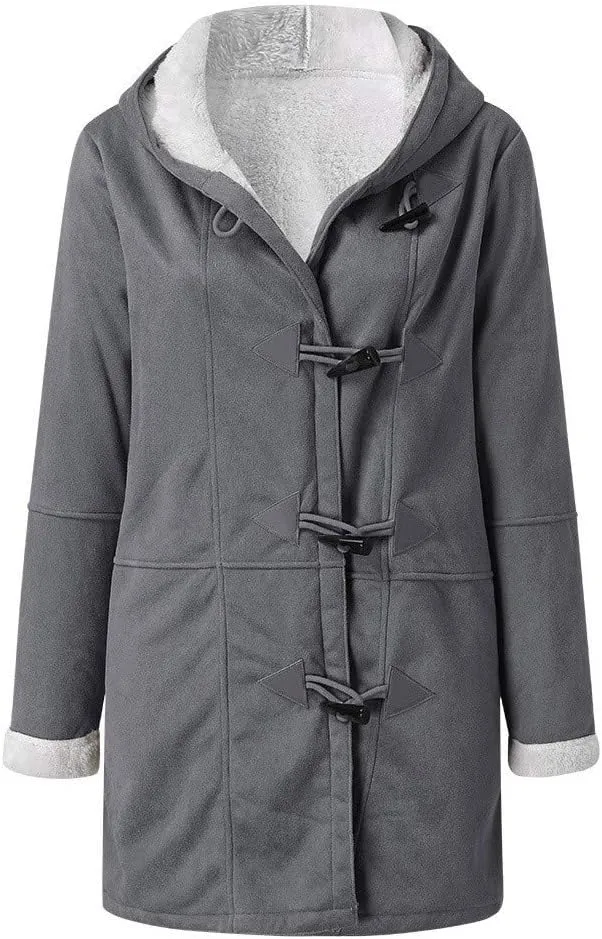 ChicCrate Women's Fleece Lined Winter Coat Sherpa Jacket Fashion Warm Clothes Casual Outerwear