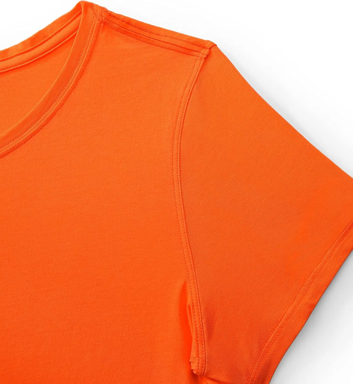 CRZ YOGA Pima Cotton Womens Short Sleeve Shirt Loose Yoga T-Shirt Casual Tops