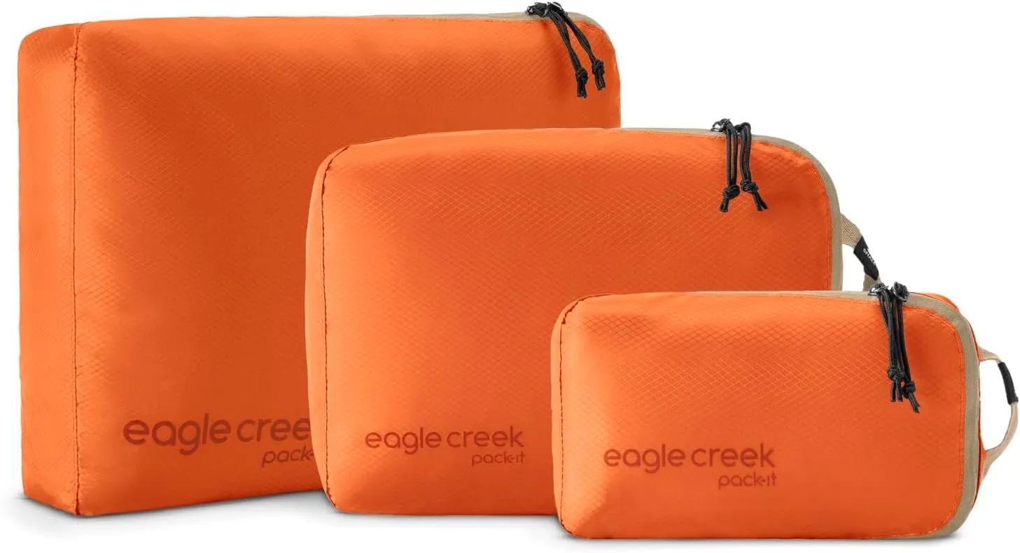 Eagle Creek Pack-It Isolate Cube Set, Mandarin - Set XS/S/M