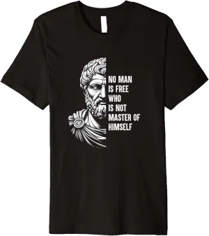 Epictetus Shirt Greek Stoic Philosopher Motivational Quote Premium T-Shirt