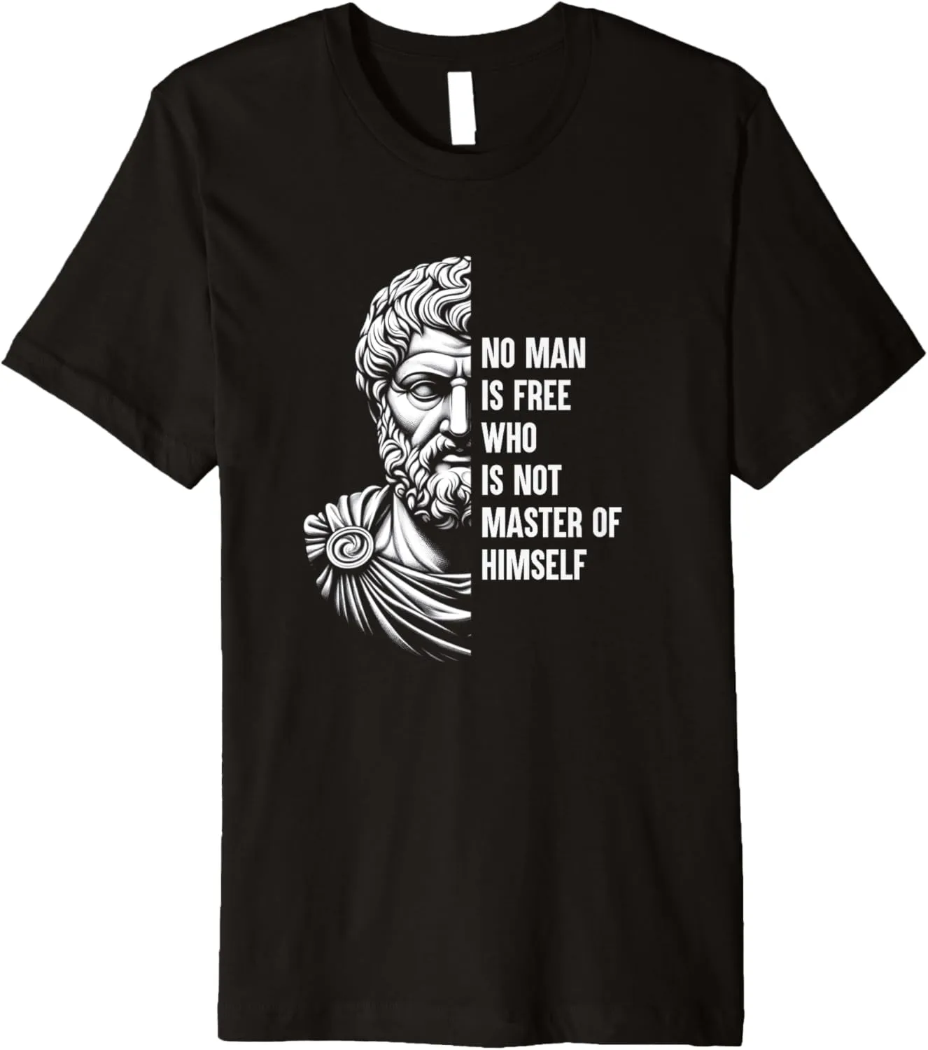 Epictetus Shirt Greek Stoic Philosopher Motivational Quote Premium T-Shirt