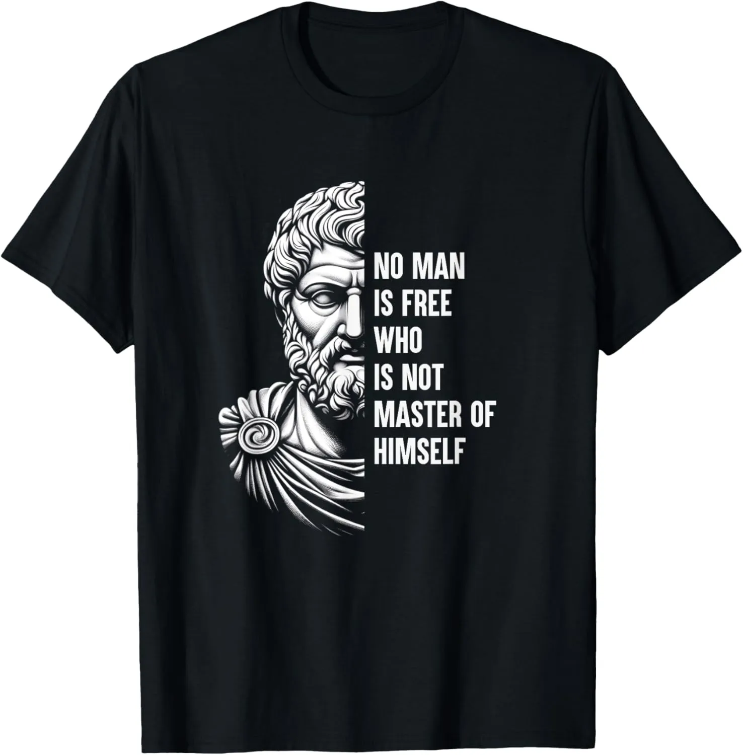 Epictetus Shirt Greek Stoic Philosopher Motivational Quote T-Shirt