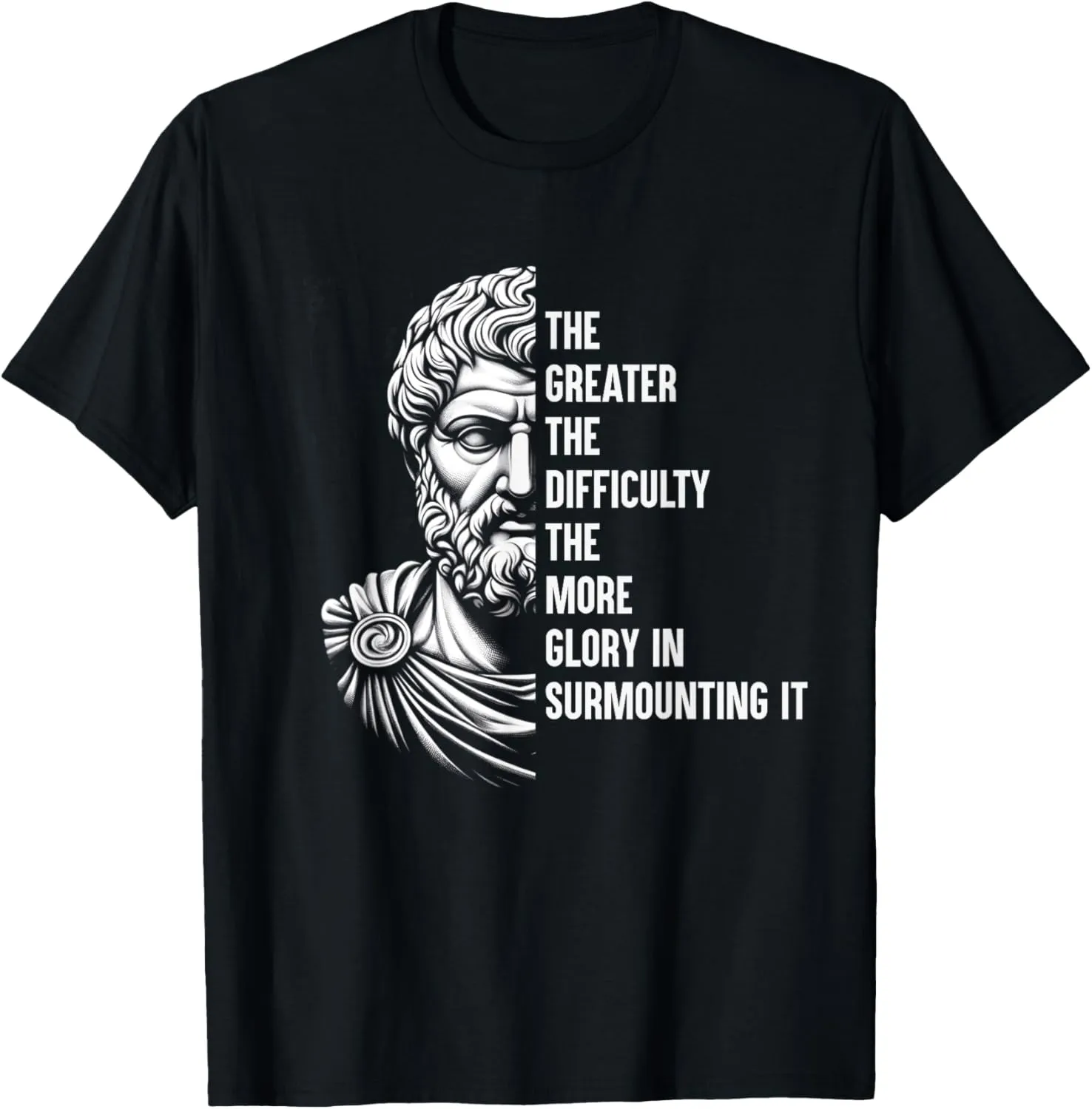 Epictetus Shirt Motivational Quote Greek Stoic Philosopher T-Shirt