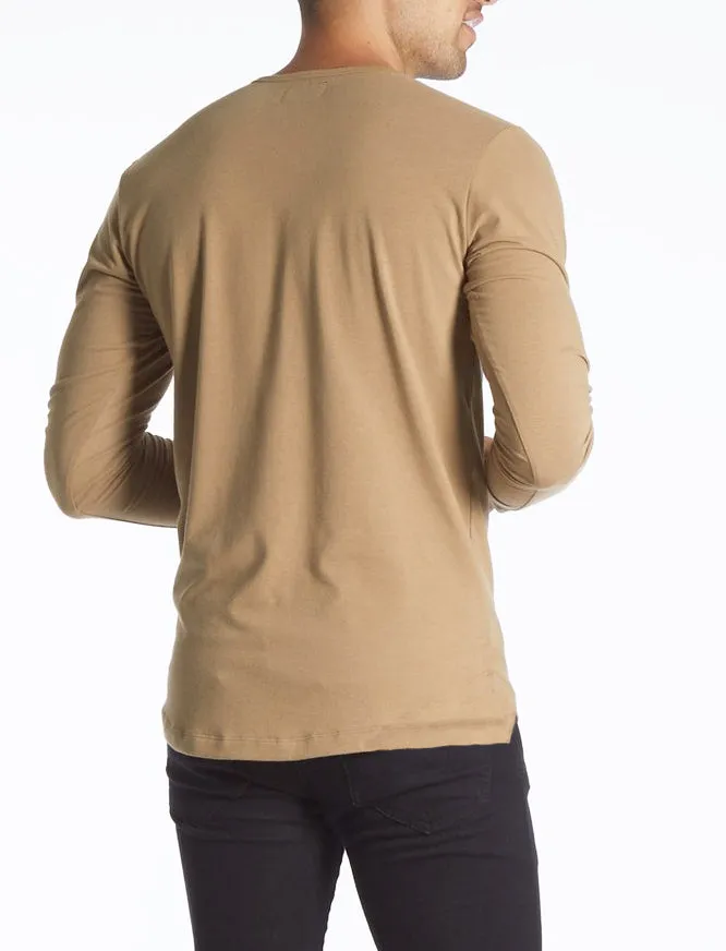 Fadano - Crew L/S - Saddle