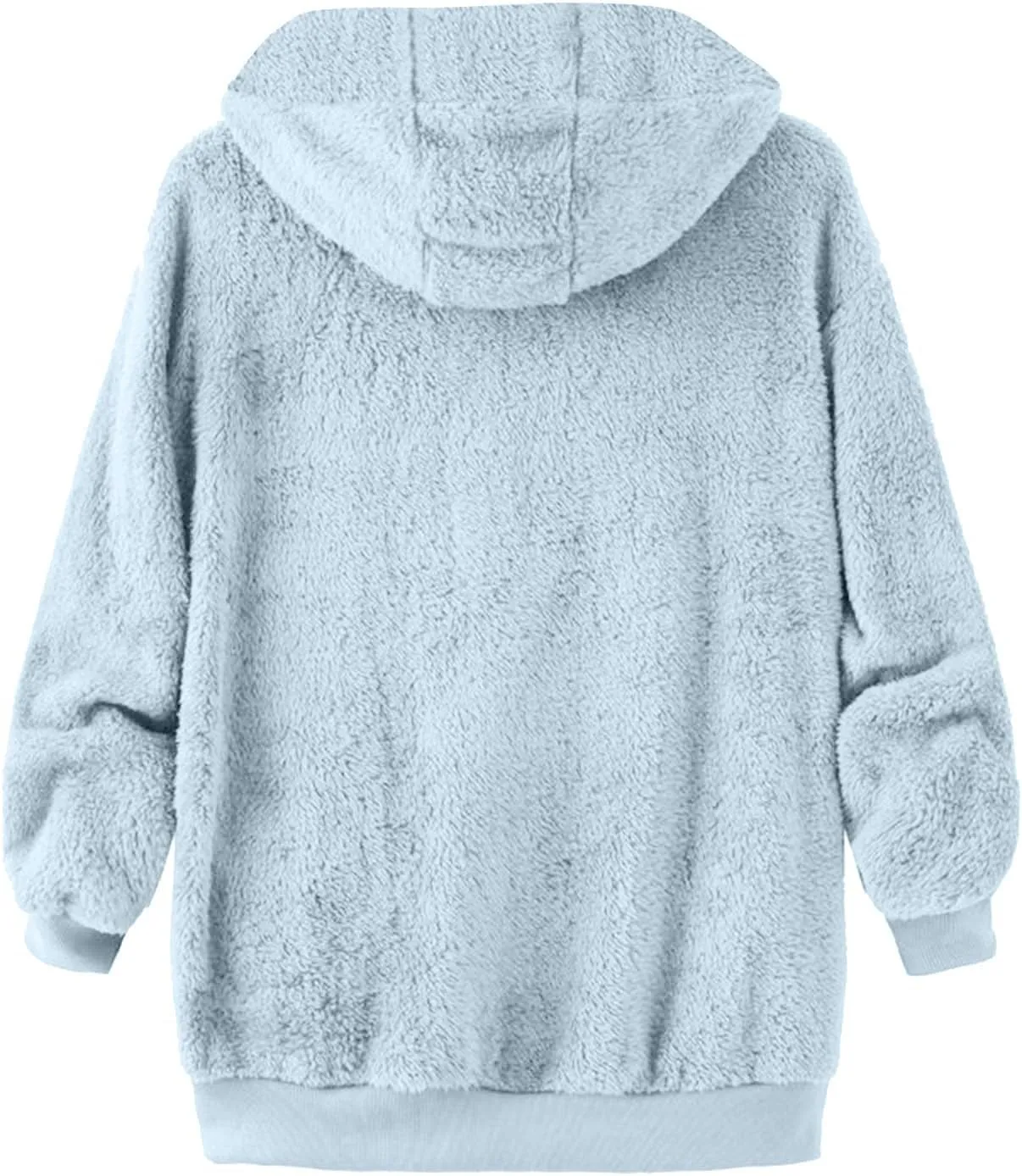 Fleece Jacket for Women Winter Sherpa Jacket Fuzzy Hoodie Jacket Zip Up Fleece Jacket Plus Size Warm Jacket