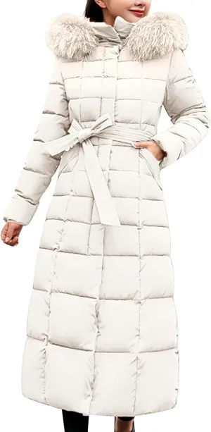Fleece Lined Parka Coat Coat Lapel Collar Long Sleeve Jacket Vintage Thicken Coat Jacket Womens Winter Quilted