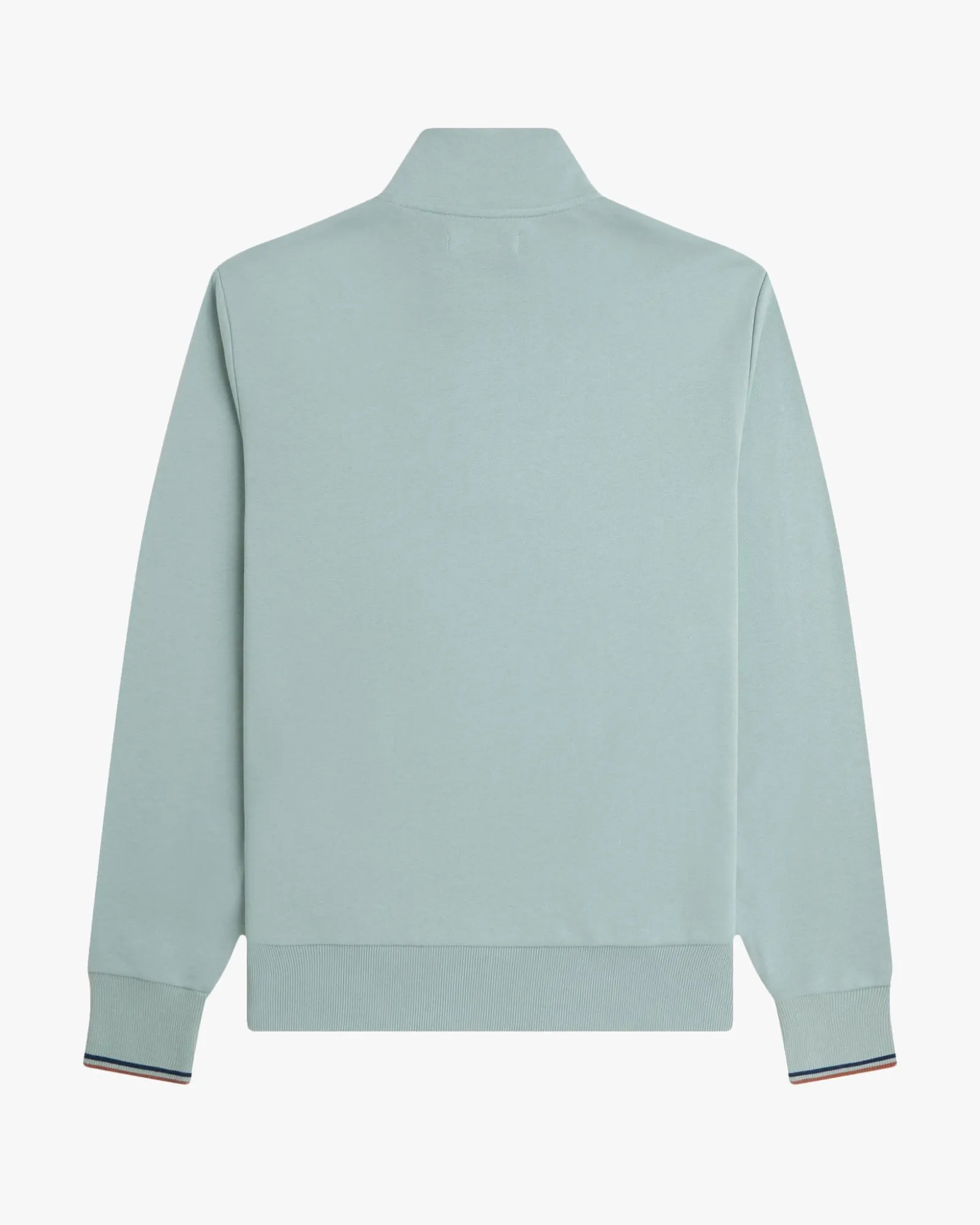 Fred Perry Half Zip Sweatshirt - Silver Blue