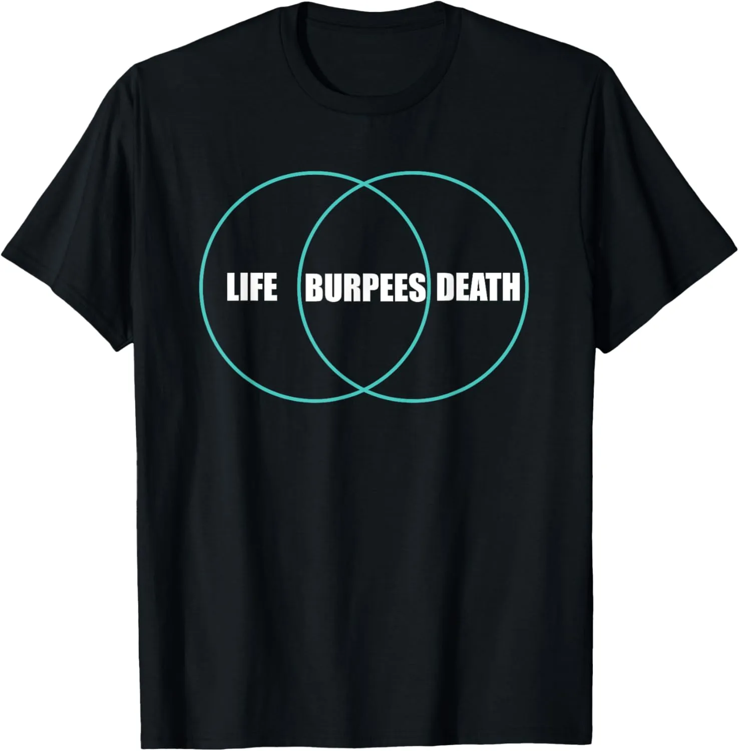 Funny Workout TShirt Life Death Burpees Shirt T-Shirt