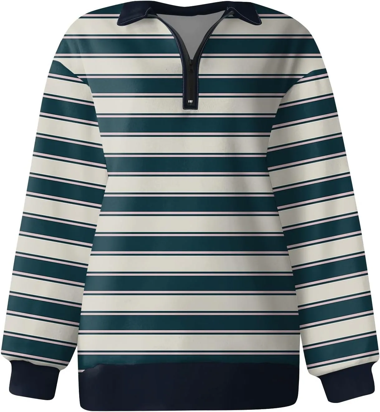 GOFULY 1/4 Zip Pullover Women Fall Color Block Oversized Sweatshirt Sexy Long Sleeve Pullover Tops Winter Cute Outfits 2024