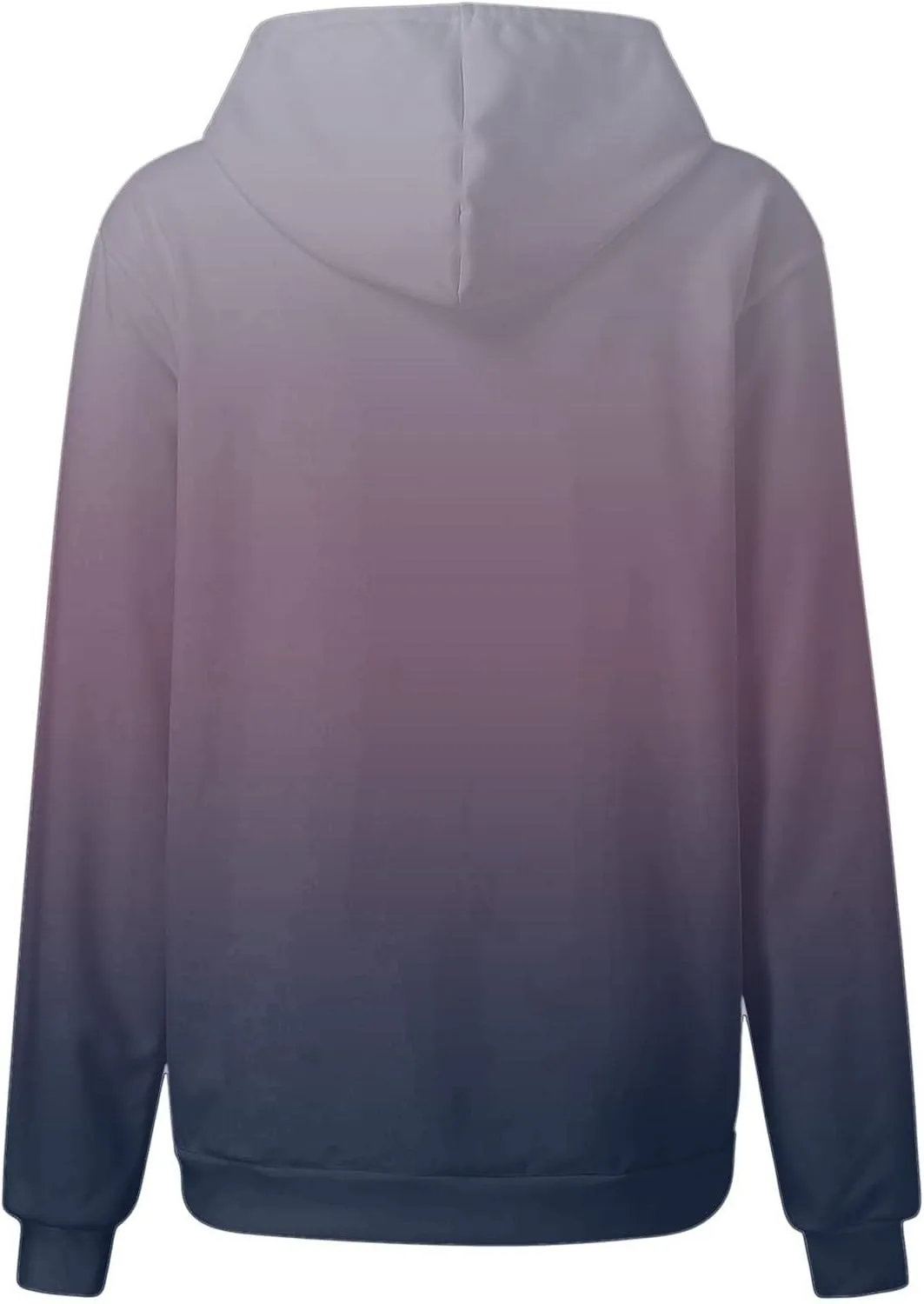 GOFULY Women'S Fashion Hoodies & Sweatshirts Long Sleeve Drawstring Sweatshirt Gradient Color Fall Pullover Hoodie 2024