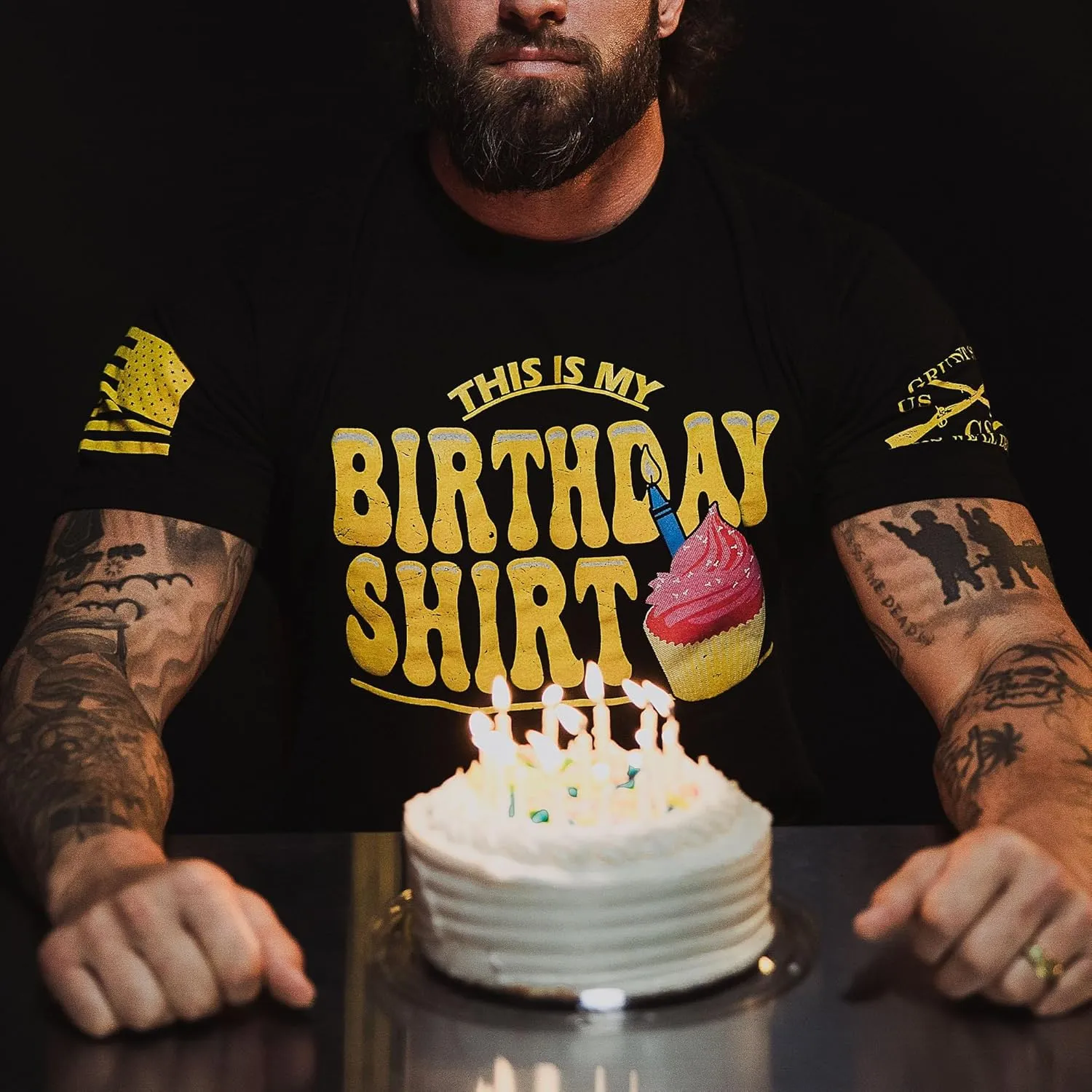 Grunt Style This is My Birthday Shirt Men's T-Shirt