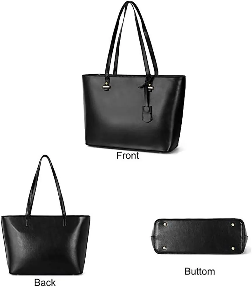 Handbag Set for Women 5 Pack Tote Purse Handbags Set PU Leather Satchel Shoulder Crossbody Wallet Card Holder Bag Set, Pink