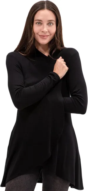 Happyluxe Lightweight Cardigan Sweaters for Women - Eco Cashmere Cardigan with Pockets. Long, Open Front - Made in USA