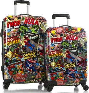 Heys Marvel Comics 2 Piece Set Luggage Set, Comics