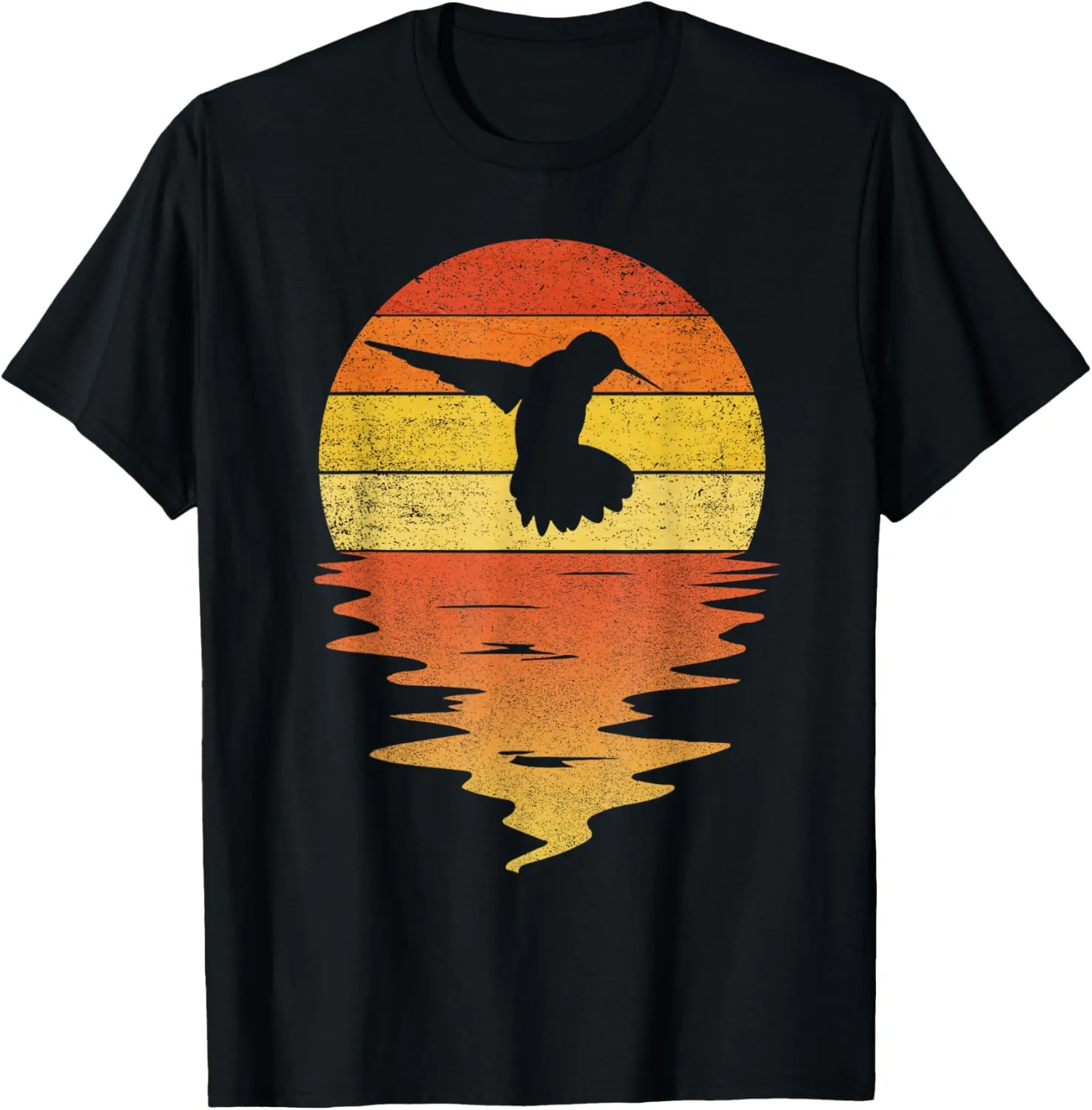 Hummingbird shirt retro sunset 70s vintage Hummingbird T-Shirt