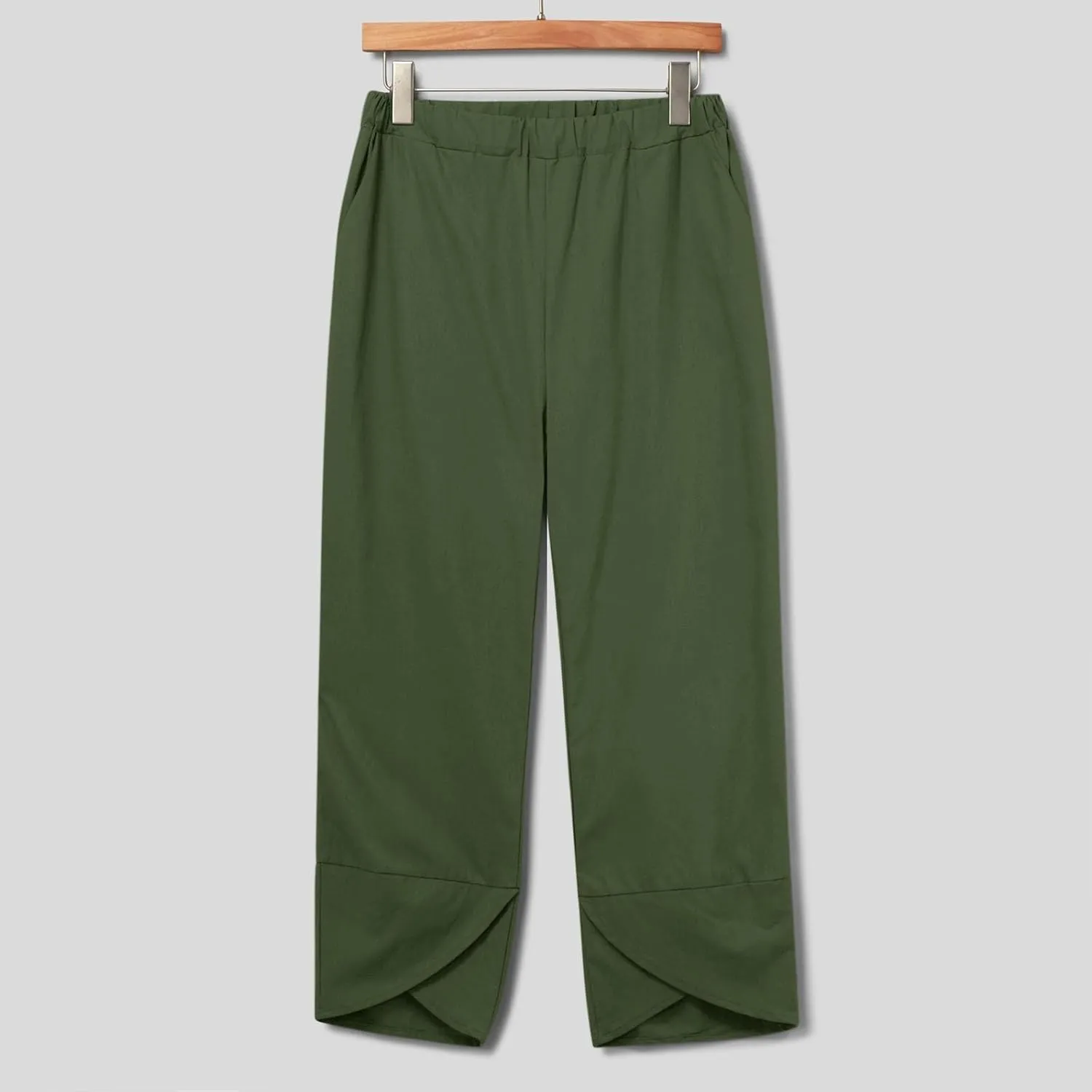 Linen Sets for Women 2 Piece Long Sleeve Button Down Top & Wide Leg Pants Sweatsuit Set Linen Pant Suits for Women