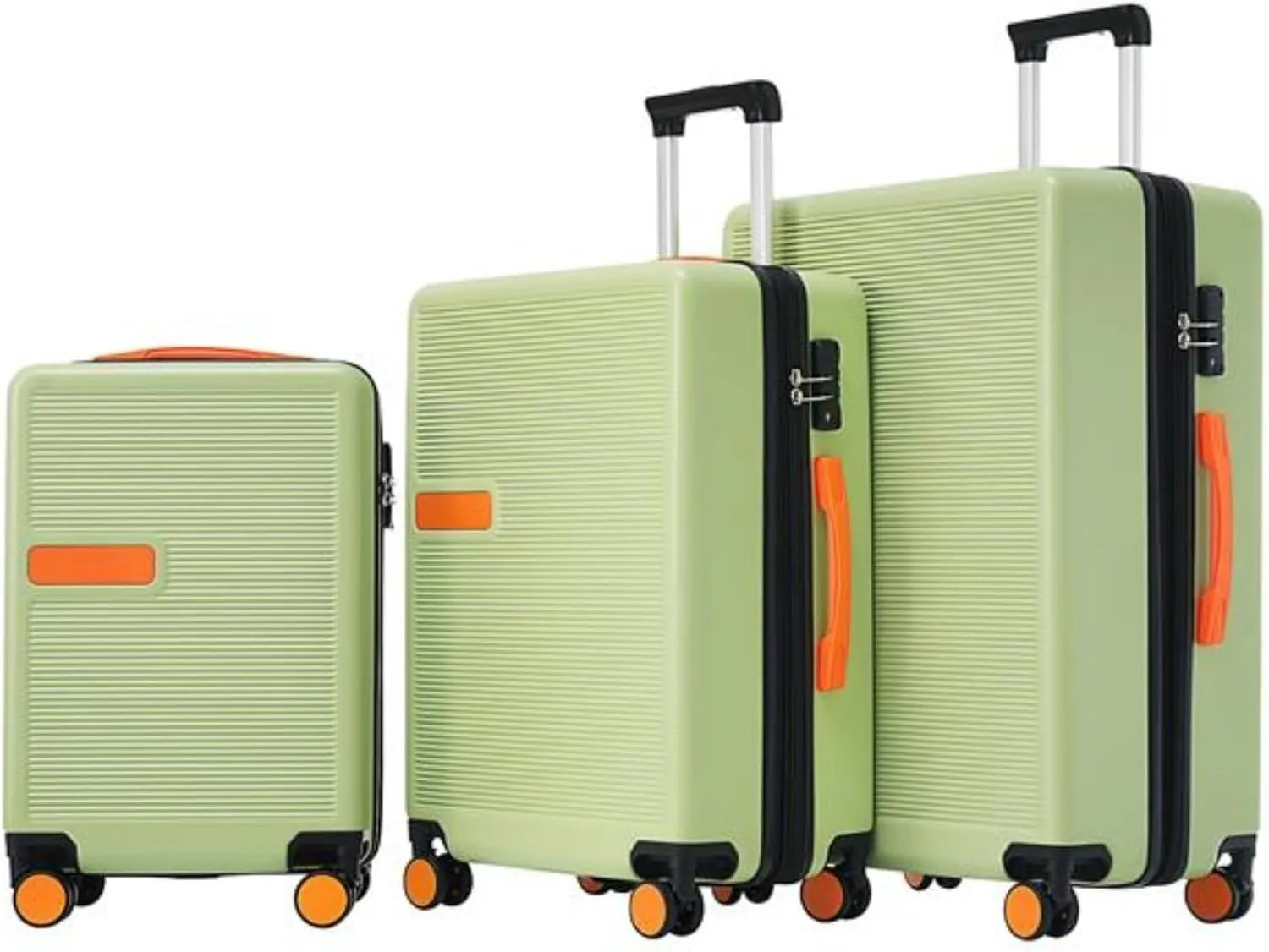 Luggage Set 3 Piece Set for Men and Women Carry-on Luggage Airline Approved Luggage Set with Universal Wheels Hard Shell Expandable Travel Trolley Set 20 Inch 24 Ft 28 Inch