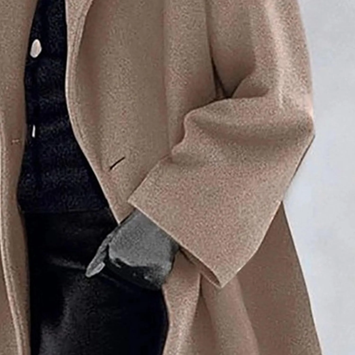 Maiyifu-GJ Womens Wool Blend Coat Single Breasted Trench Jackets with Hood Winter Casual Shawl Collar Overcoat Outerwear