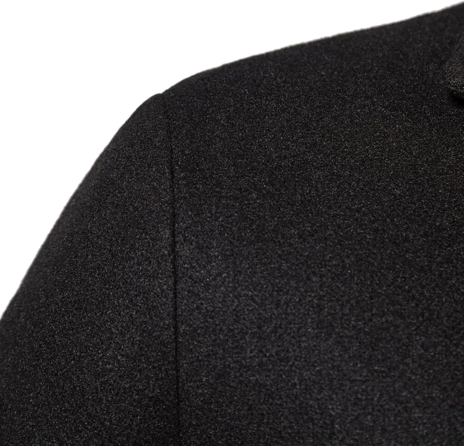 Mens Full Length Winter Trench Coat Double Breasted Wool Warm Long Windbreaker Notch Lapel Solid Overcoat Peacoat