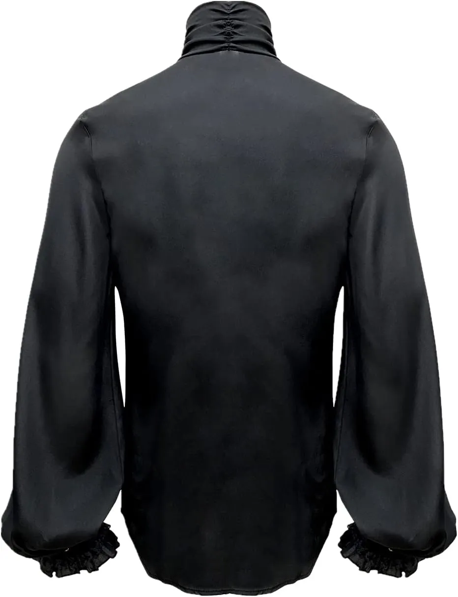 Mens Pirate Vampire Shirt Renaissance Victorian Medieval Gothic Shirt