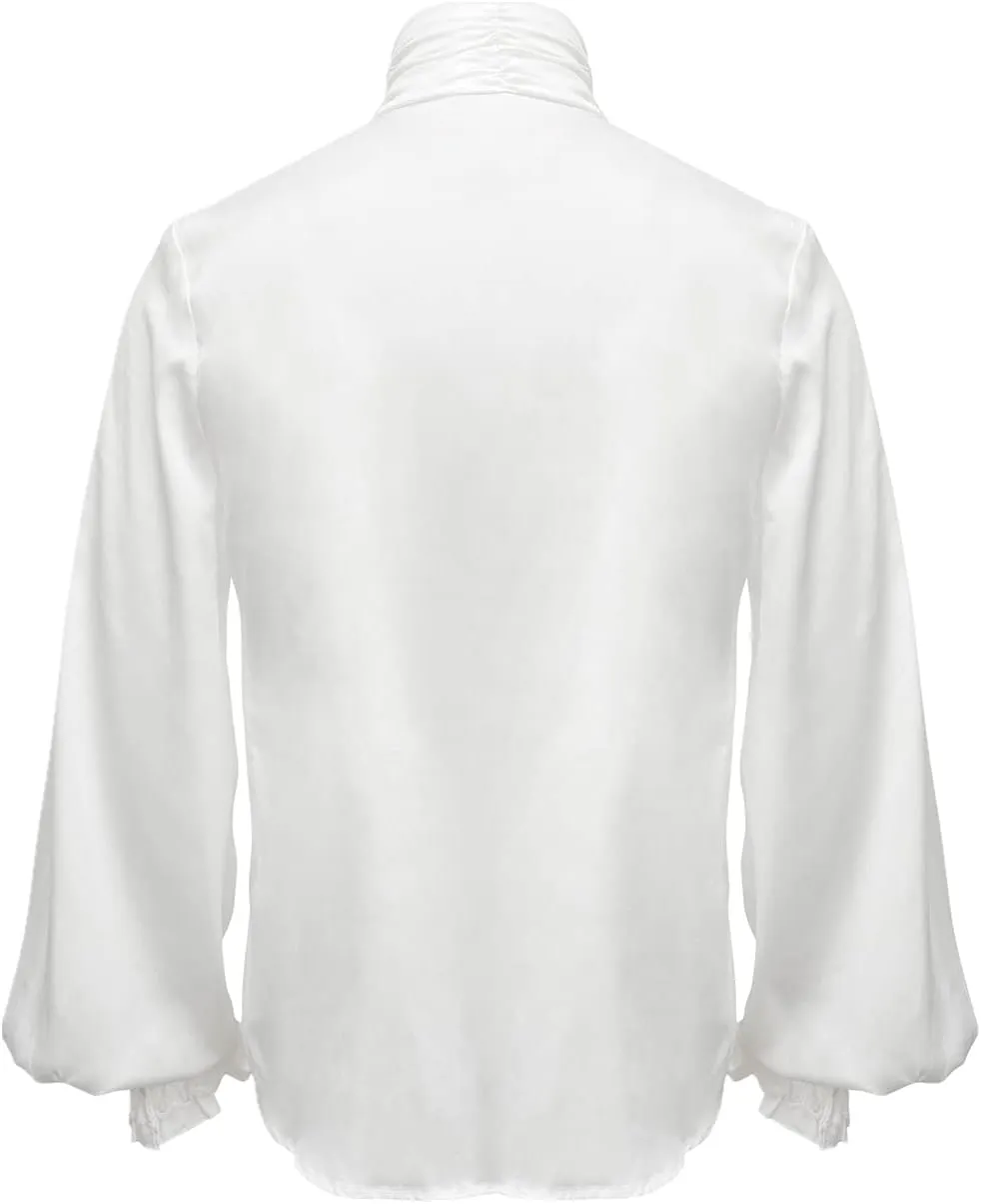 Mens Pirate Vampire Shirt Renaissance Victorian Medieval Gothic Shirt