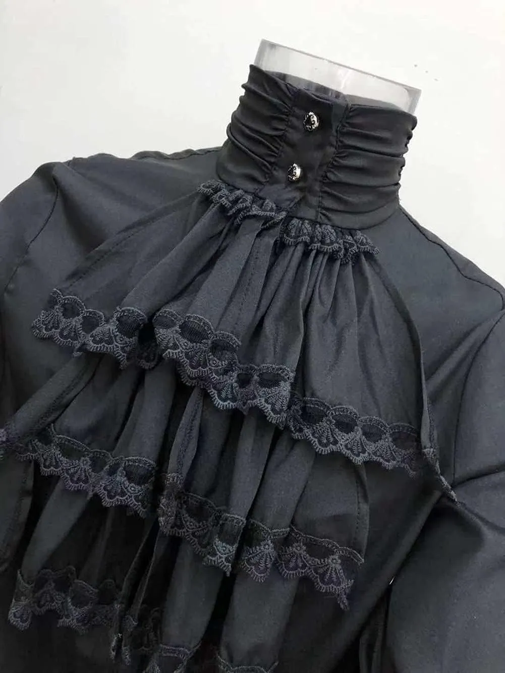 Mens Pirate Vampire Shirt Renaissance Victorian Medieval Gothic Shirt
