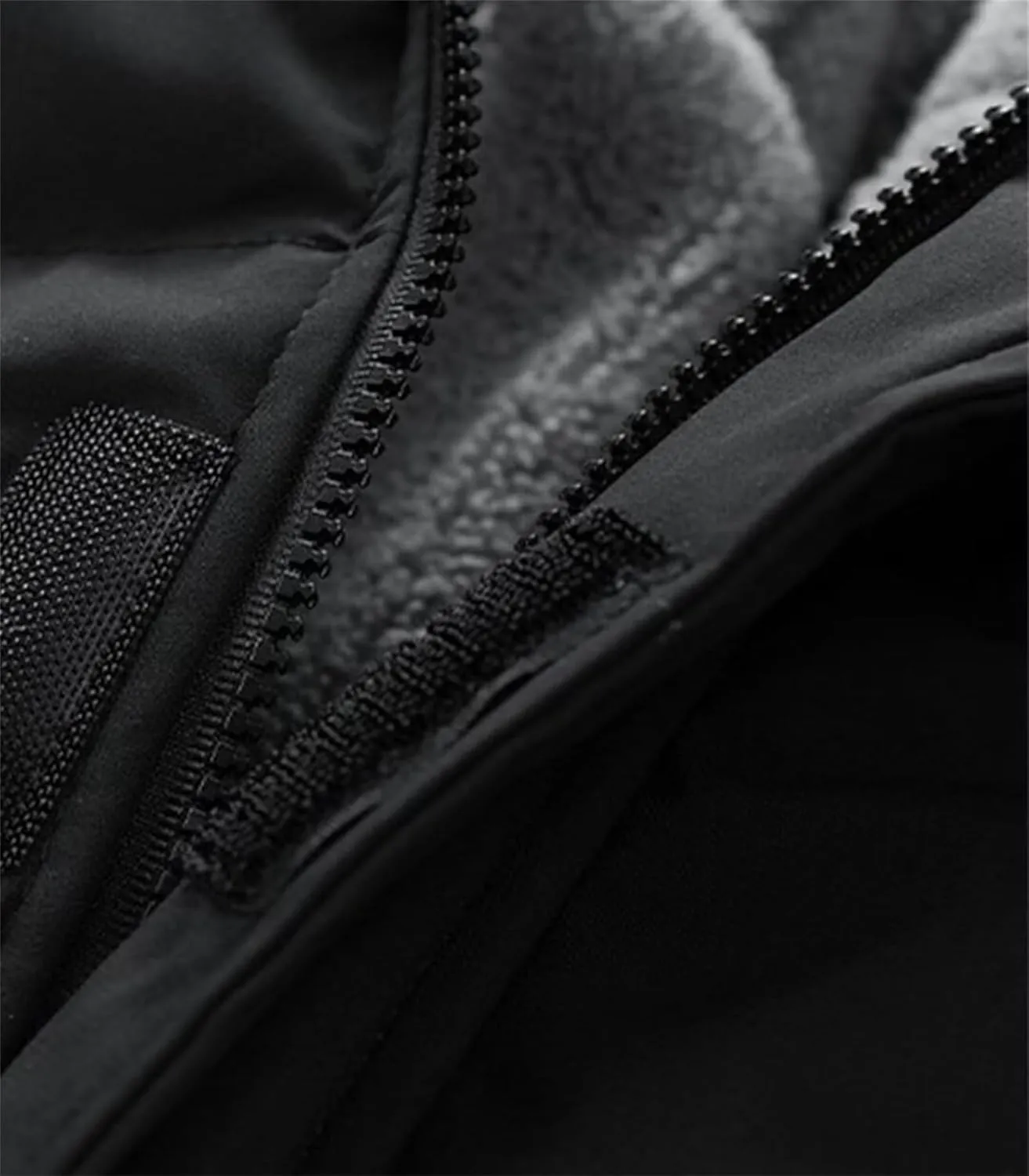 Men's Puffer Quilted Jacket Hooded Casual Thicken Coat Winter Warm Two-Piece Trend Cotton-Padded Coats Outdoor