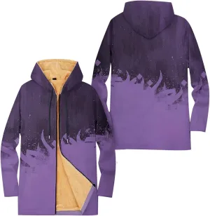 Mens Sherpa Hoodie Full-Zip Heavyweight Casual Hooded Warm Thick Thermal Hoodies
