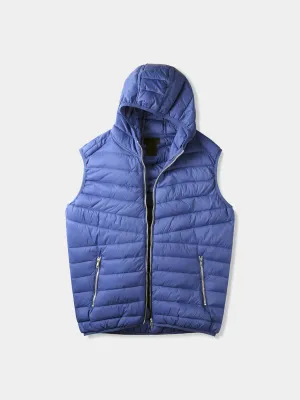 Men's Ultra Light Hooded Puffer Vest