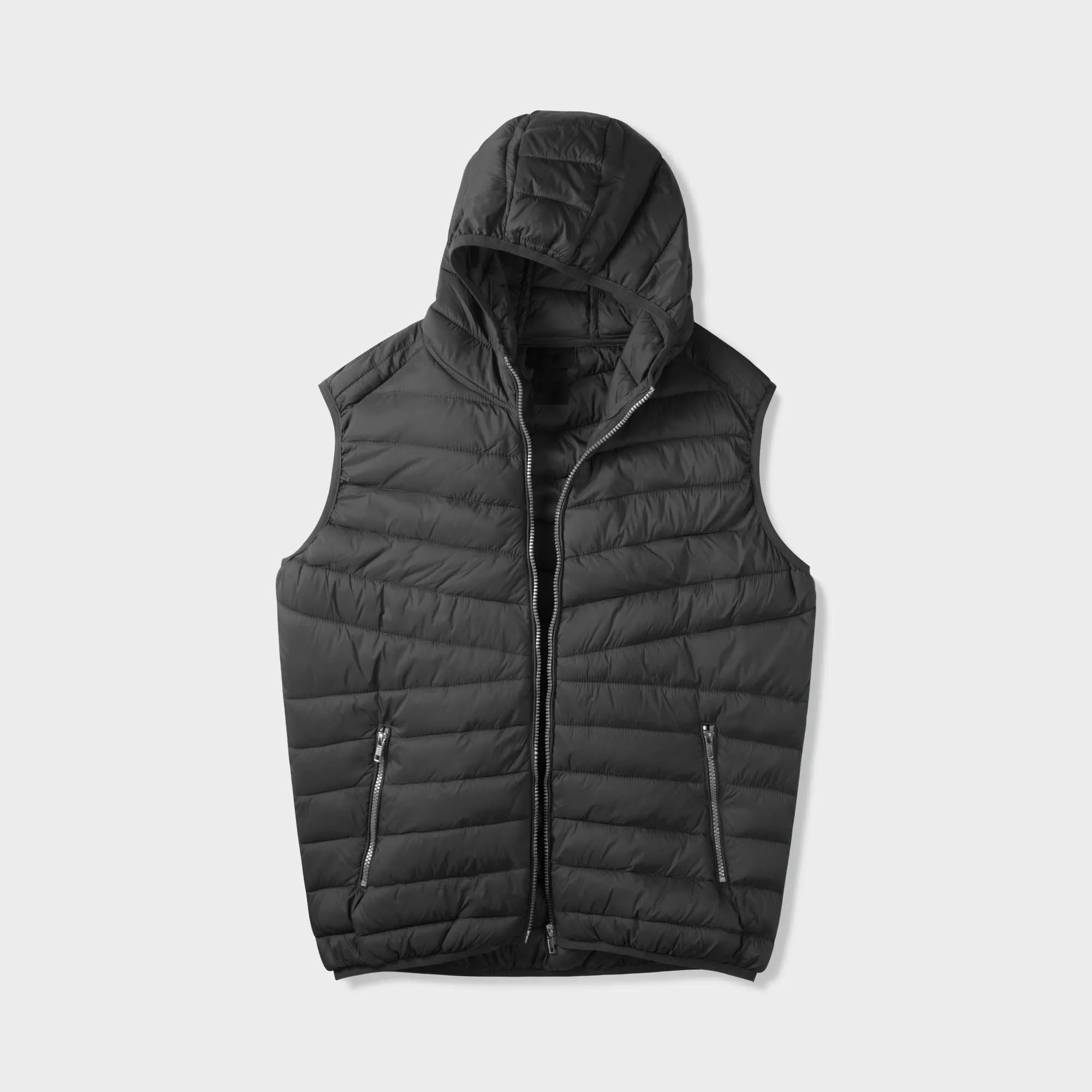 Men's Ultra Light Hooded Puffer Vest