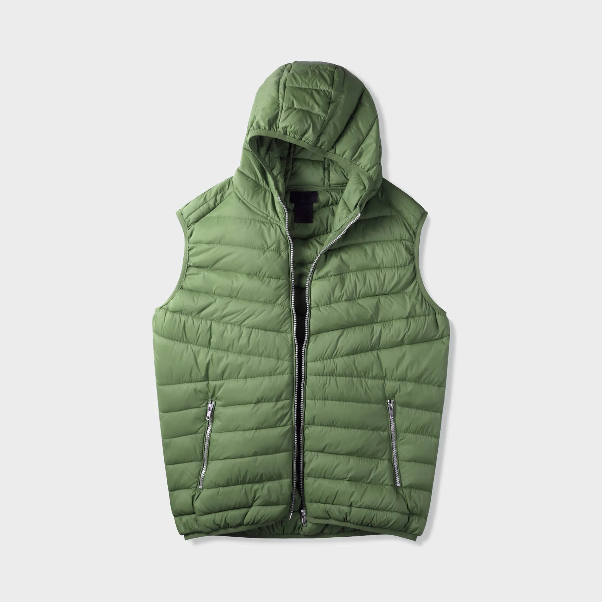 Men's Ultra Light Hooded Puffer Vest