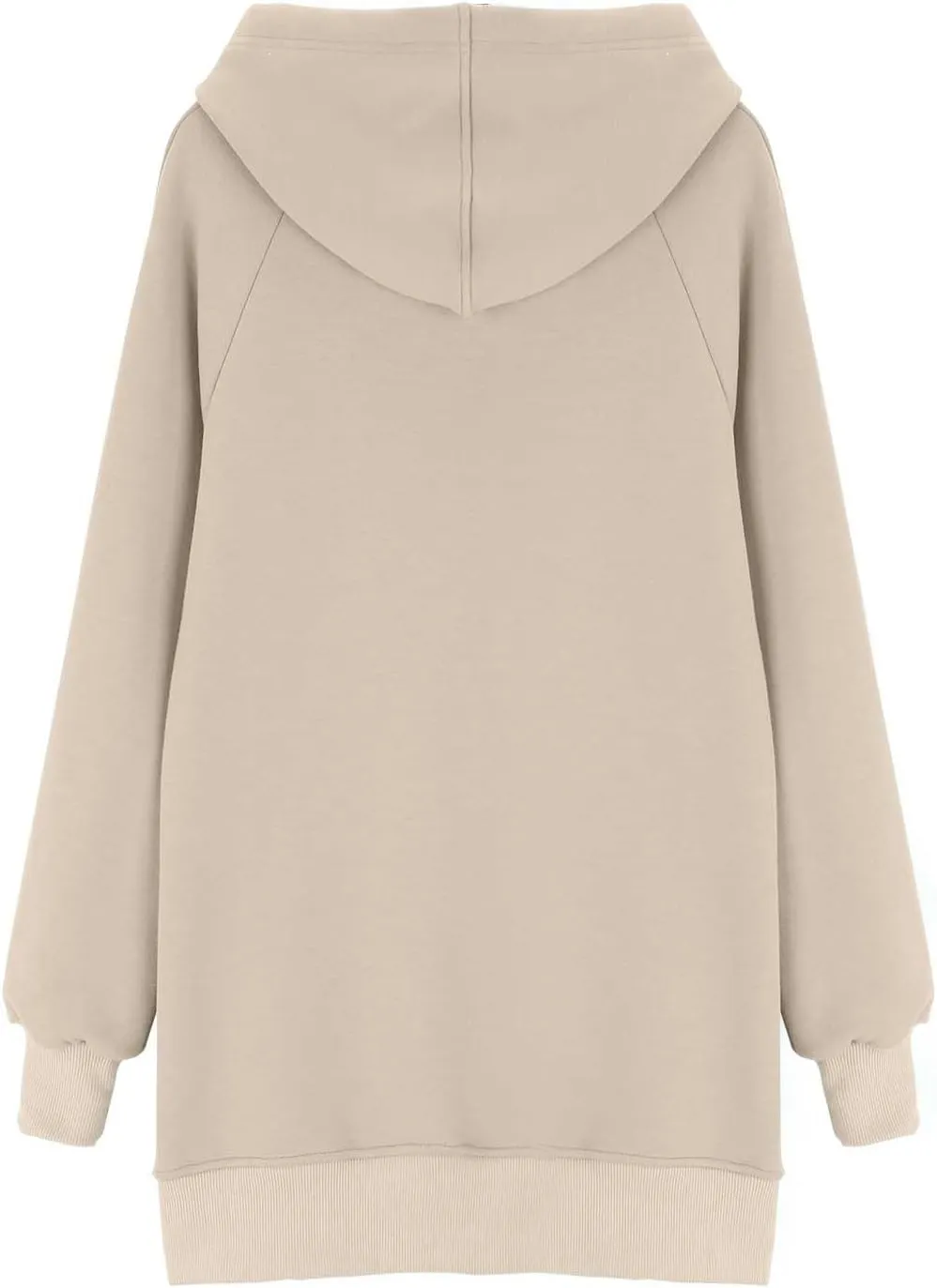 Oversized Hoodie Dress for Women Casual Drawstring Long Warmy Sweatshirt with Pockets Fashion Split Hem Long Sleeve