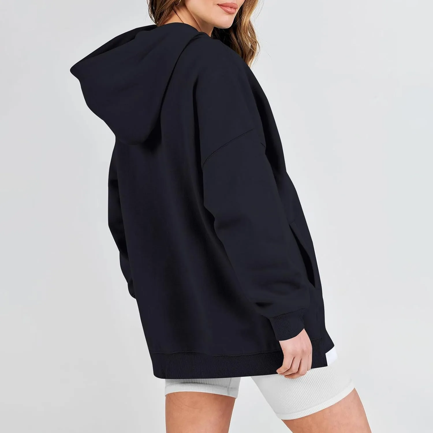 Oversized Sweatshirt for Women Y2k Hoodie Hooded Pullover Tops Fall Clothes with Pocket Sweaters Casual Outfits Fall