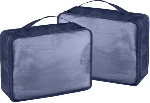 Packing Cubes Set, 2 Pcs Packing Organizers Set for Suitcases (Navy blue)