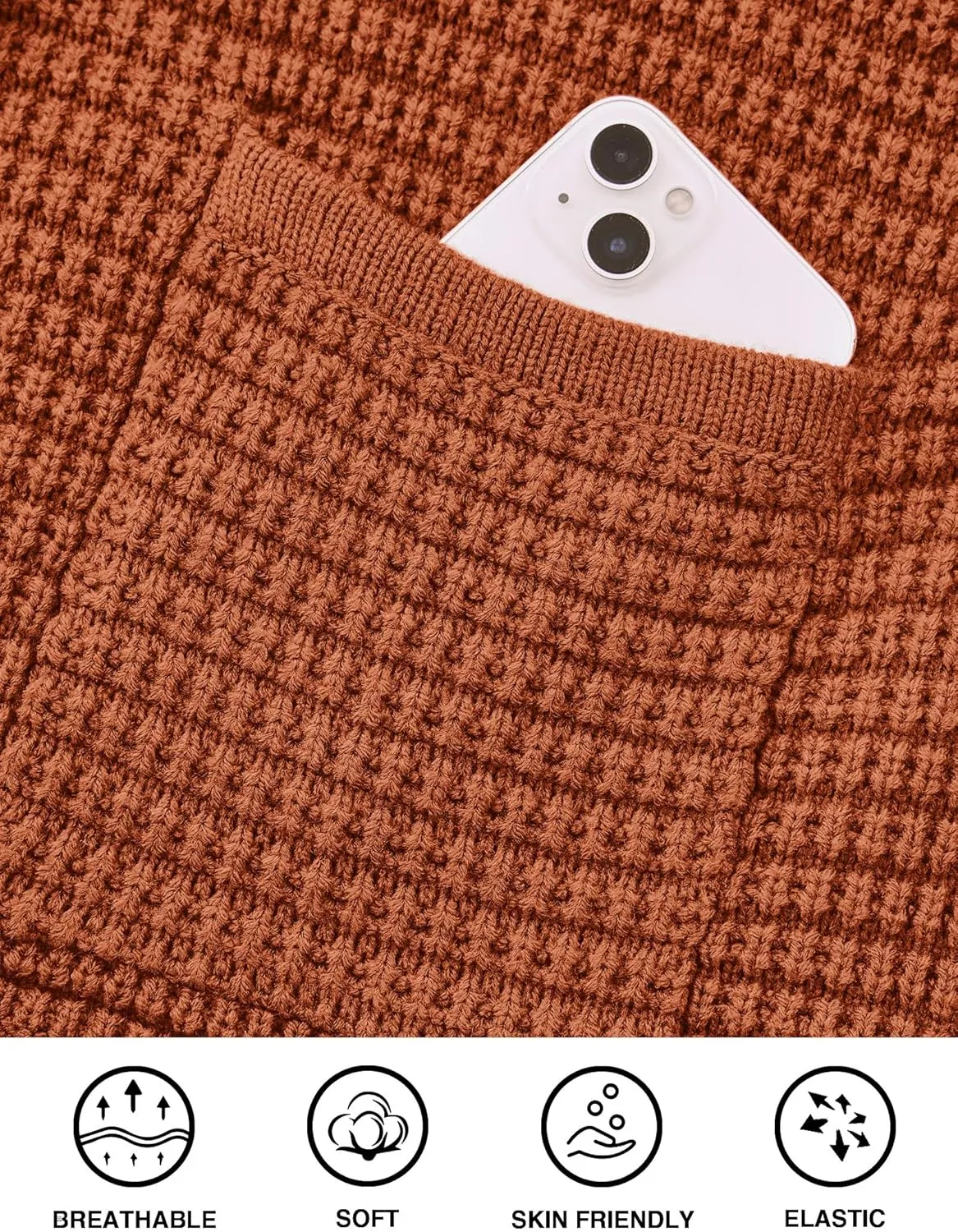 PRETTYGARDEN Women's Knit Cardigan Sweaters Fall Fashion Long Sleeve Open Front Button Down Trendy Casual Sweater Jacket