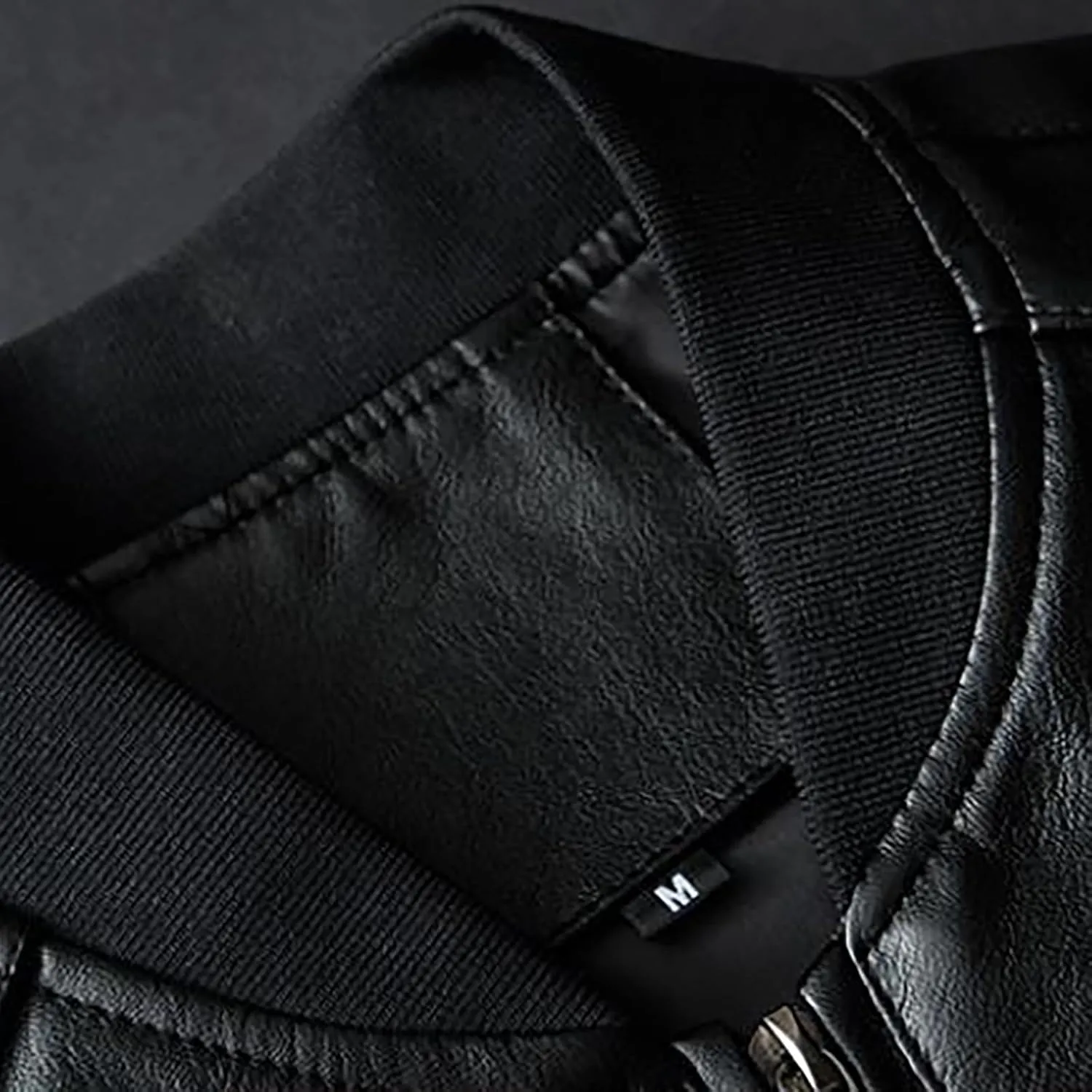 Real Leather Jacket Men Collar Winter Autumn Men Club Coat Long Jacket Stand Men's Coats Jackets Vintage Jacket Men