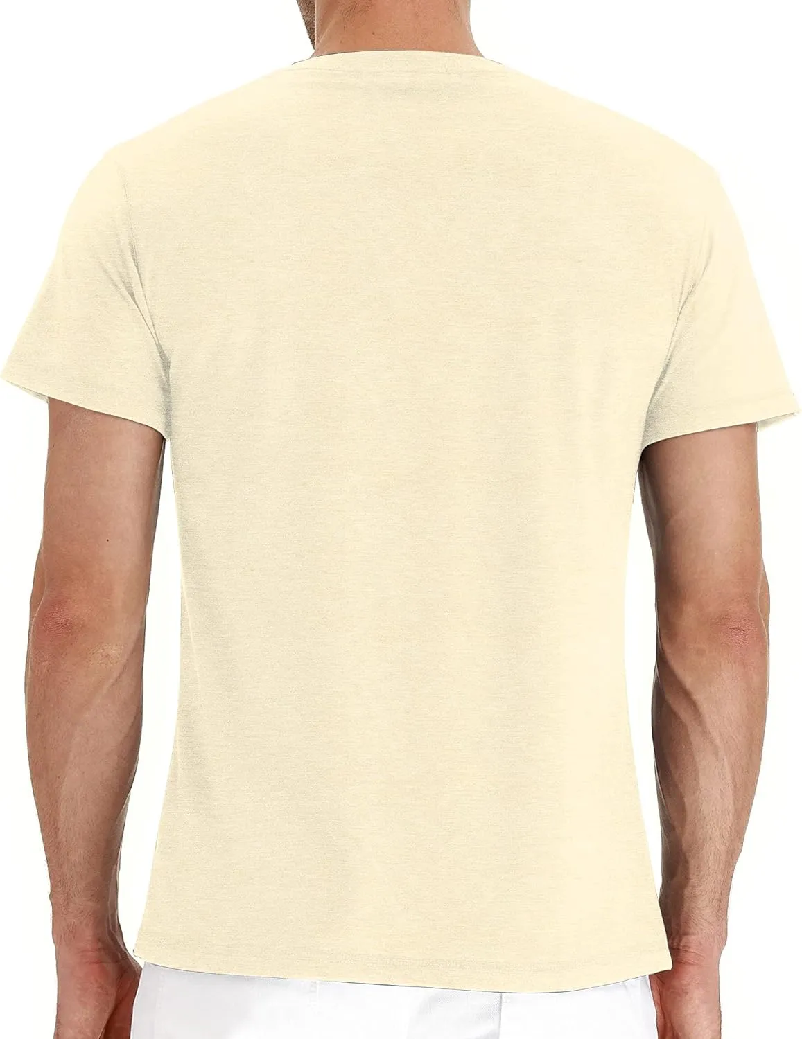 Sailwind Mens Henley Short Sleeve T-Shirt Cotton Casual Shirt