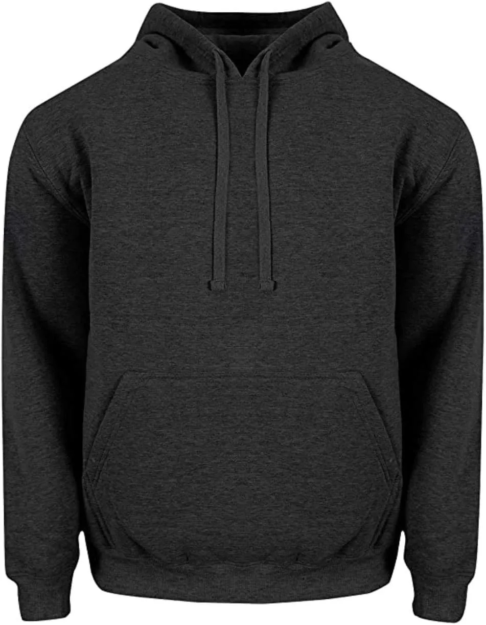 Shaka Wear Mens Mens Hoodie Sweatshirt  Heavyweight Long Sleeve Fleece Soft Warm Casual Hooded Pullover Sweater Top
