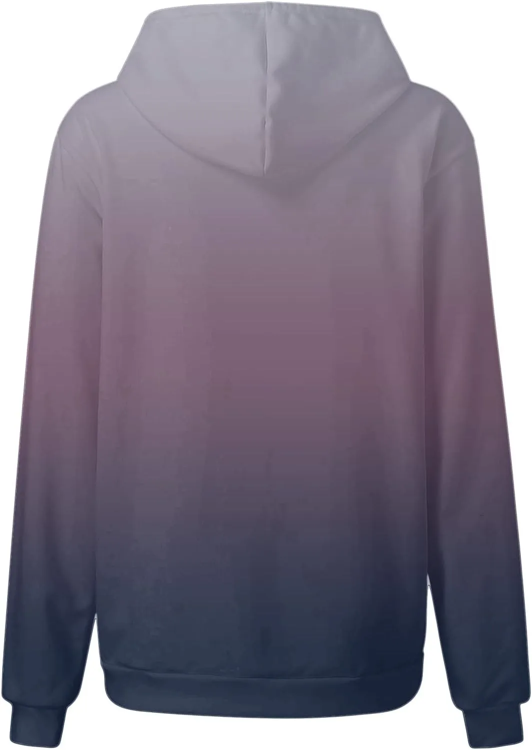 SHAOBGE Oversized Sweatshirt For Women Fall Fashion Long Sleeve Gradient Pullover Casual Loose Graphic Hoodies Y2K Tops