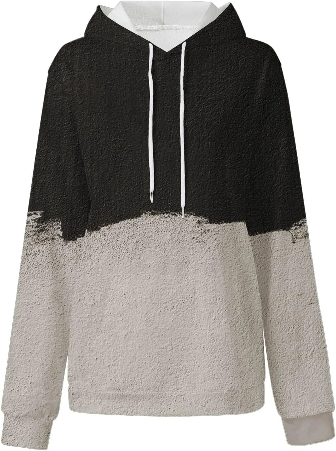 SHAOBGE Oversized Sweatshirt For Women Fall Fashion Long Sleeve Gradient Pullover Casual Loose Graphic Hoodies Y2K Tops