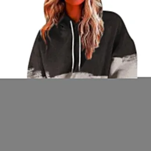 SHAOBGE Oversized Sweatshirt For Women Fall Fashion Long Sleeve Gradient Pullover Casual Loose Graphic Hoodies Y2K Tops