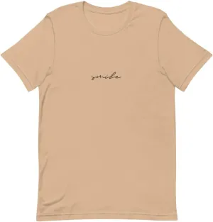 Smile Funny Workout Shirt | Exercise Clothing Marathon Shirt | Inspirational