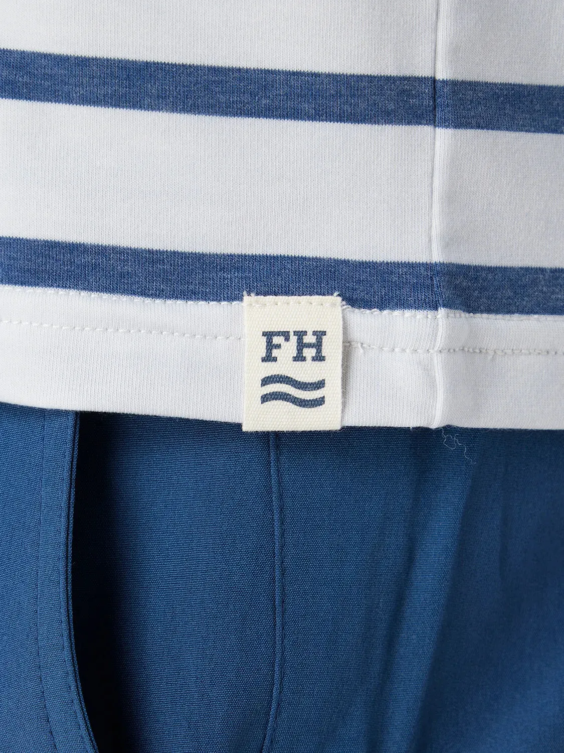 The SeaBreeze Hoodie | Light Grey Nautical Stripe