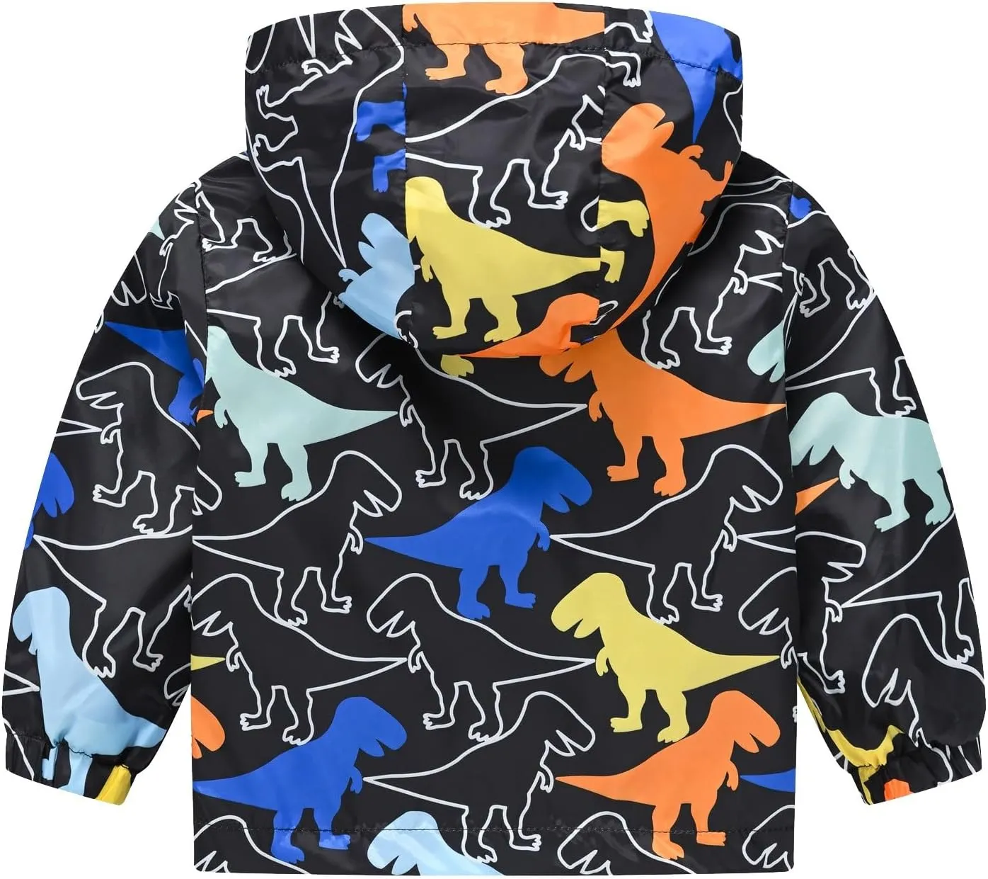 Toddler Baby Spring Jacket Girls Boys Cute Cartoon Windbreaker Coats Rain Jacket Hooded Zip Light Outerwear